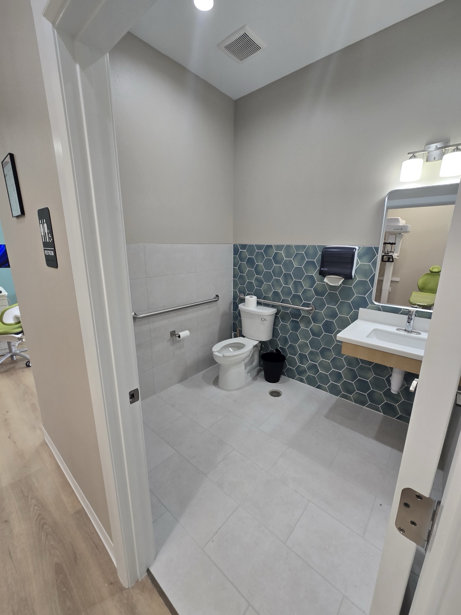 Restroom inside Turtle Bay Pediatric Dentistry